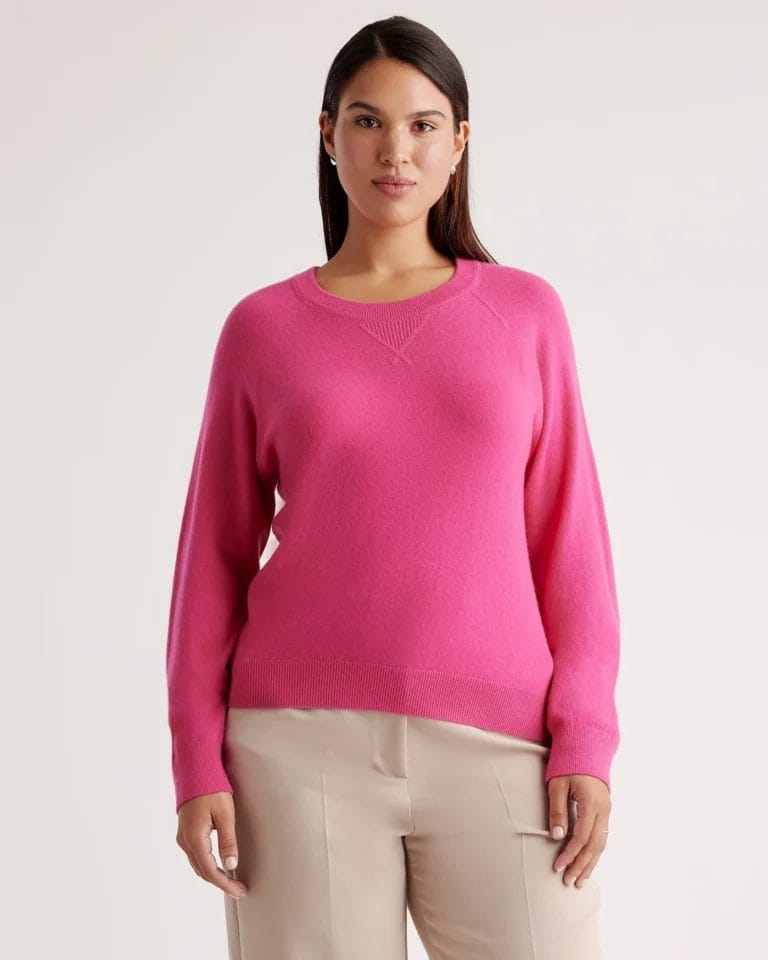 Quince Shrunken Cashmere Sweatshirt