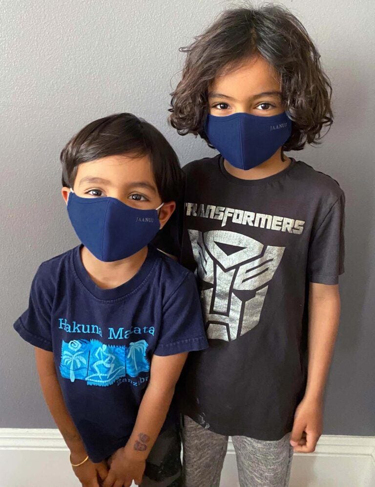 Cloth face masks for kids: Jaanuu masks