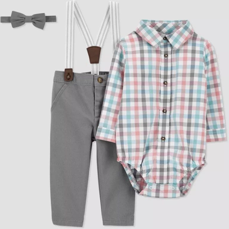 Carter's Just One You® Toddler Boys' Plaid Top & Bottom Set