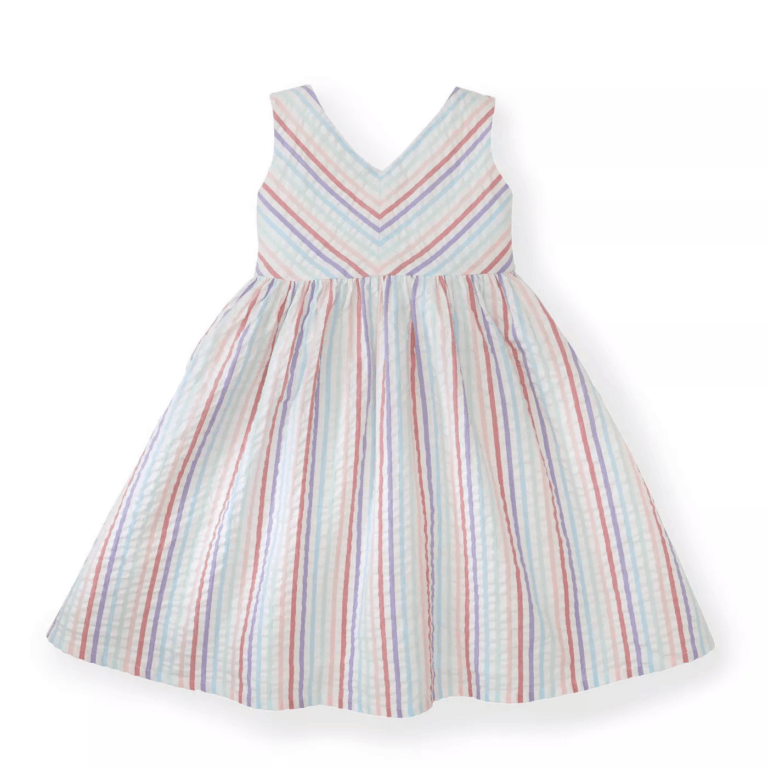 Hope Henry Seersucker Swing Dress