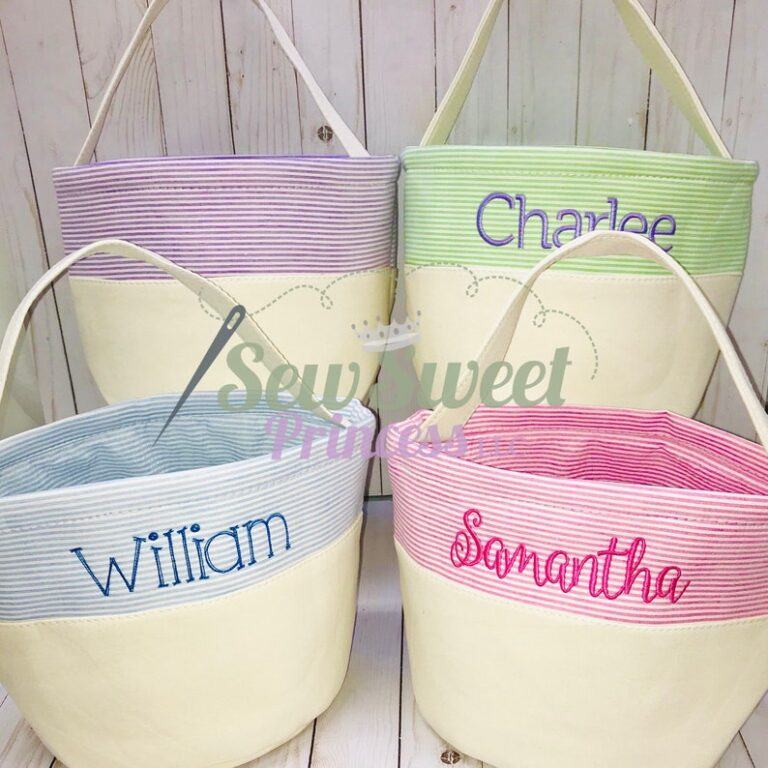 SewSweetPrincess Personlized Basket