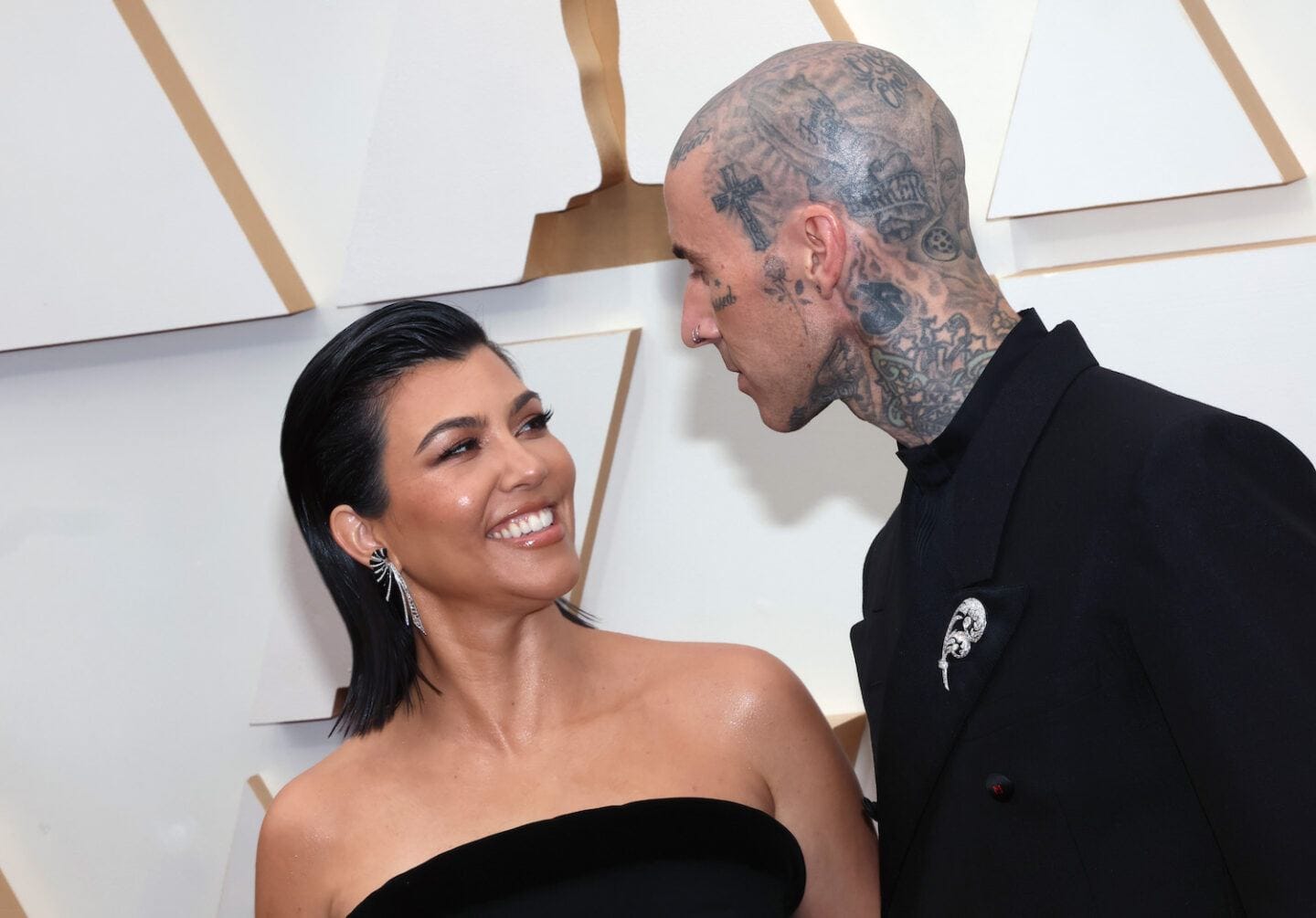 Kourtney Kardashian and Travis Barker