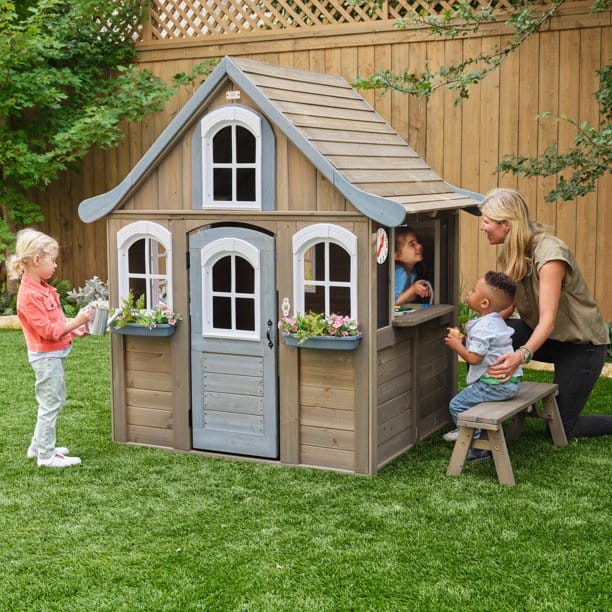 Childrens outdoor playhouse online