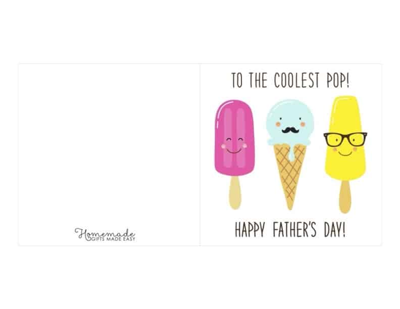 coolest pops card