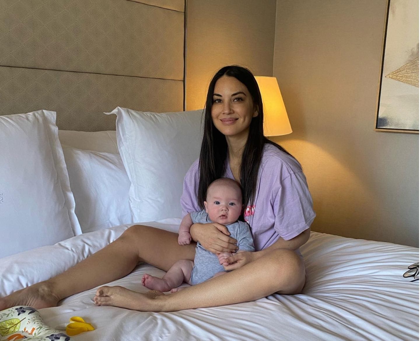 Olivia Munn and baby