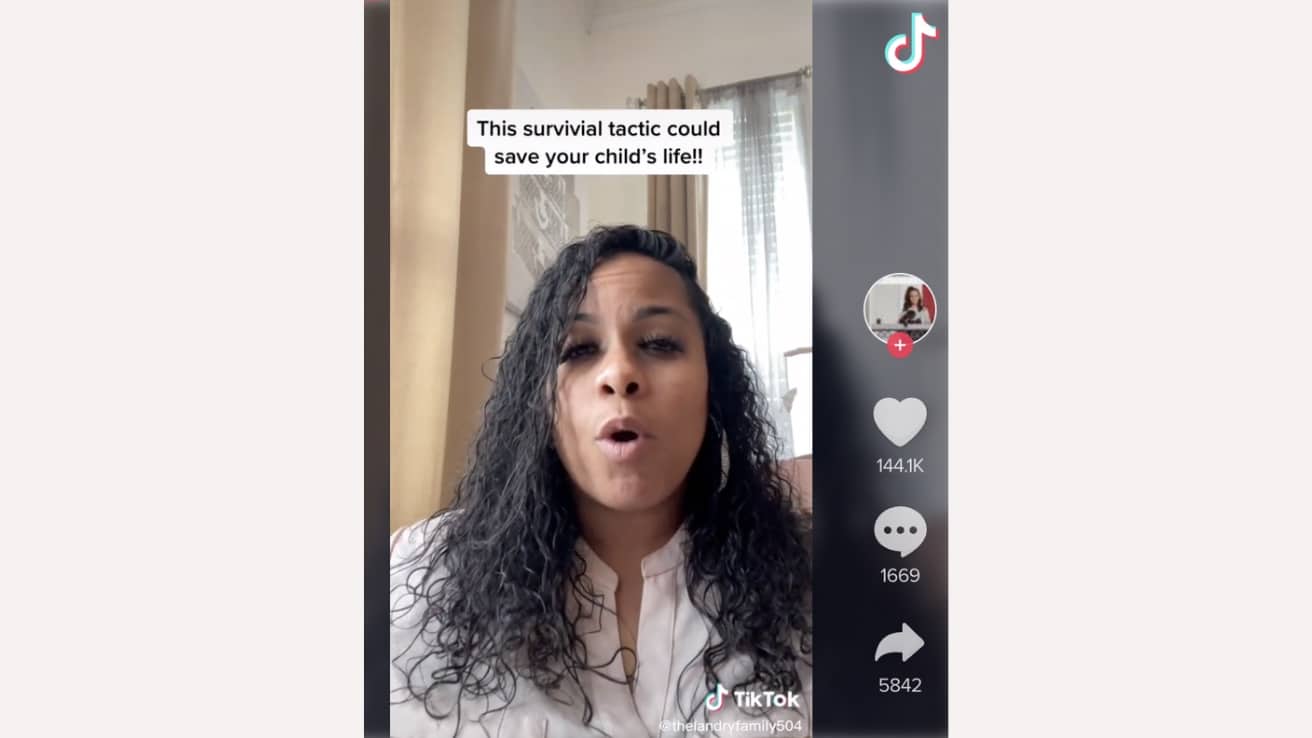 tiktok survival tips for kids