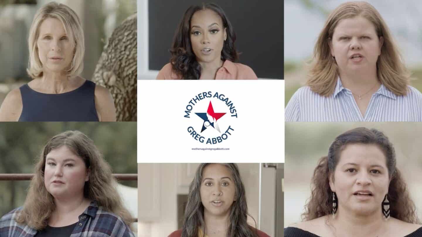 Mothers Against Greg Abbott PAC commercial