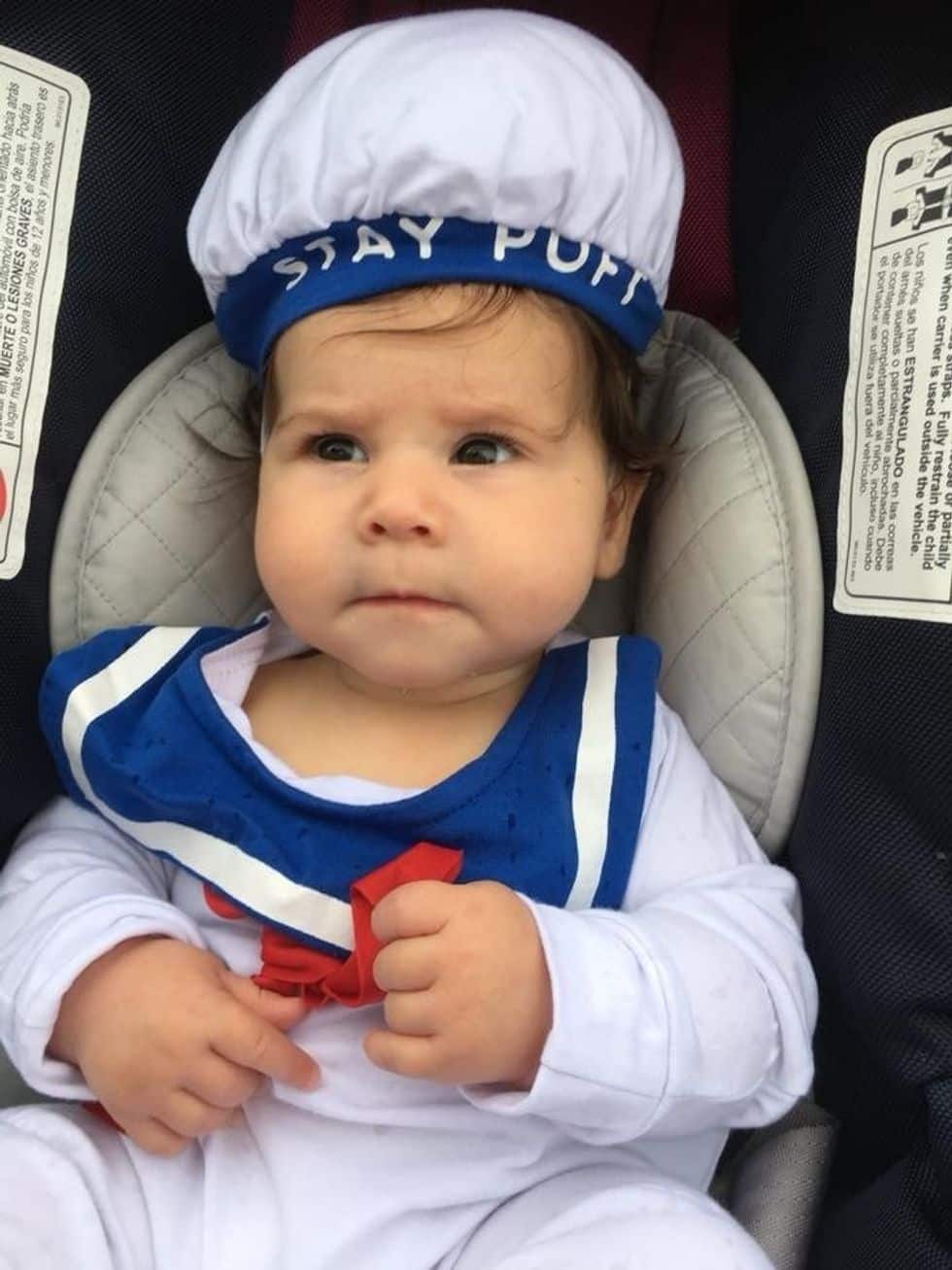 marshmallow man baby costume Motherly