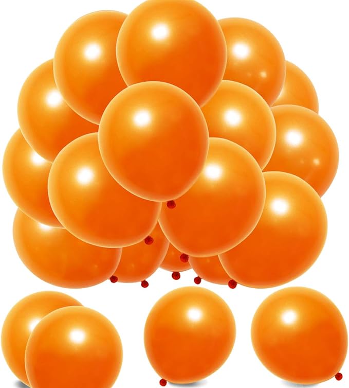 orange balloons