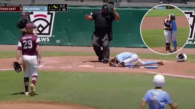 little league players embrace in viral moment