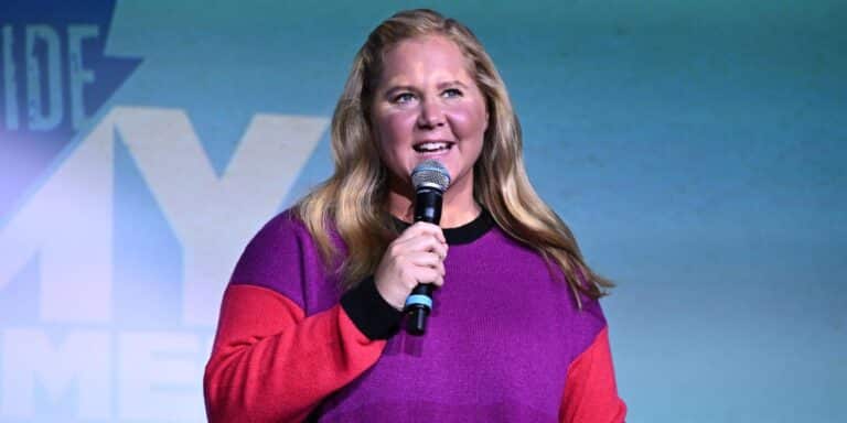 Amy Schumer performing stand-up