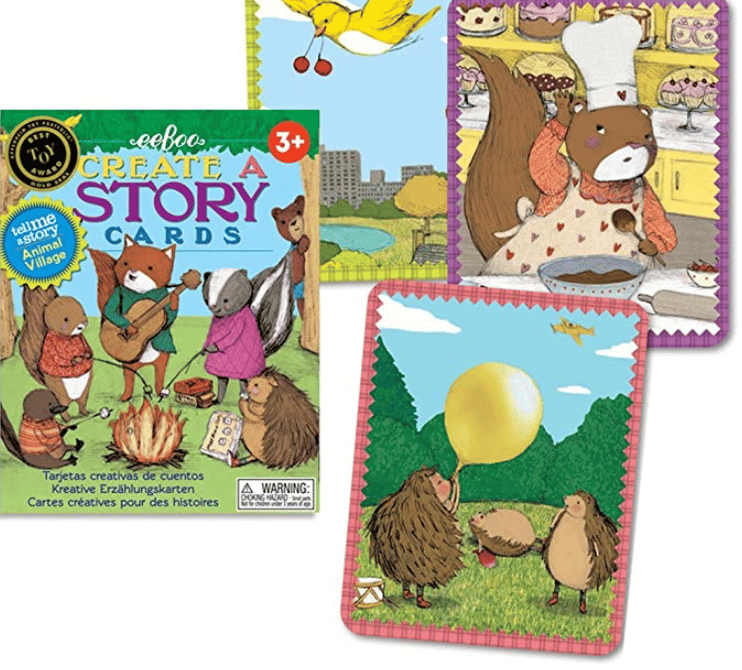 eeBoo Animal Village Create A Story Pre-Literacy Cards