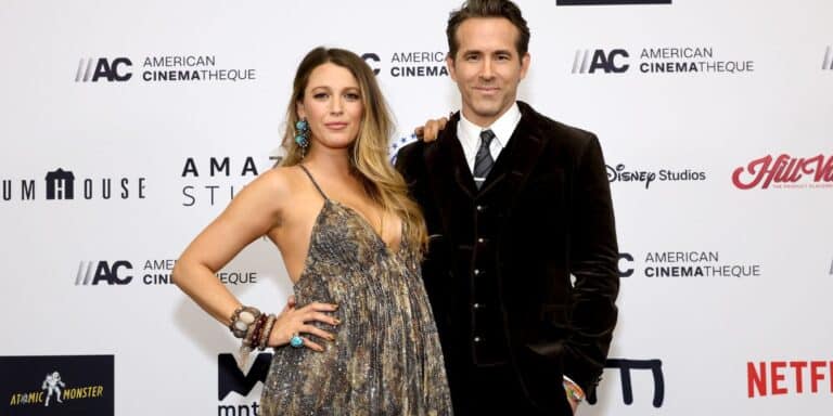 Blake Lively and Ryan Reynolds at the Cinematheque awards