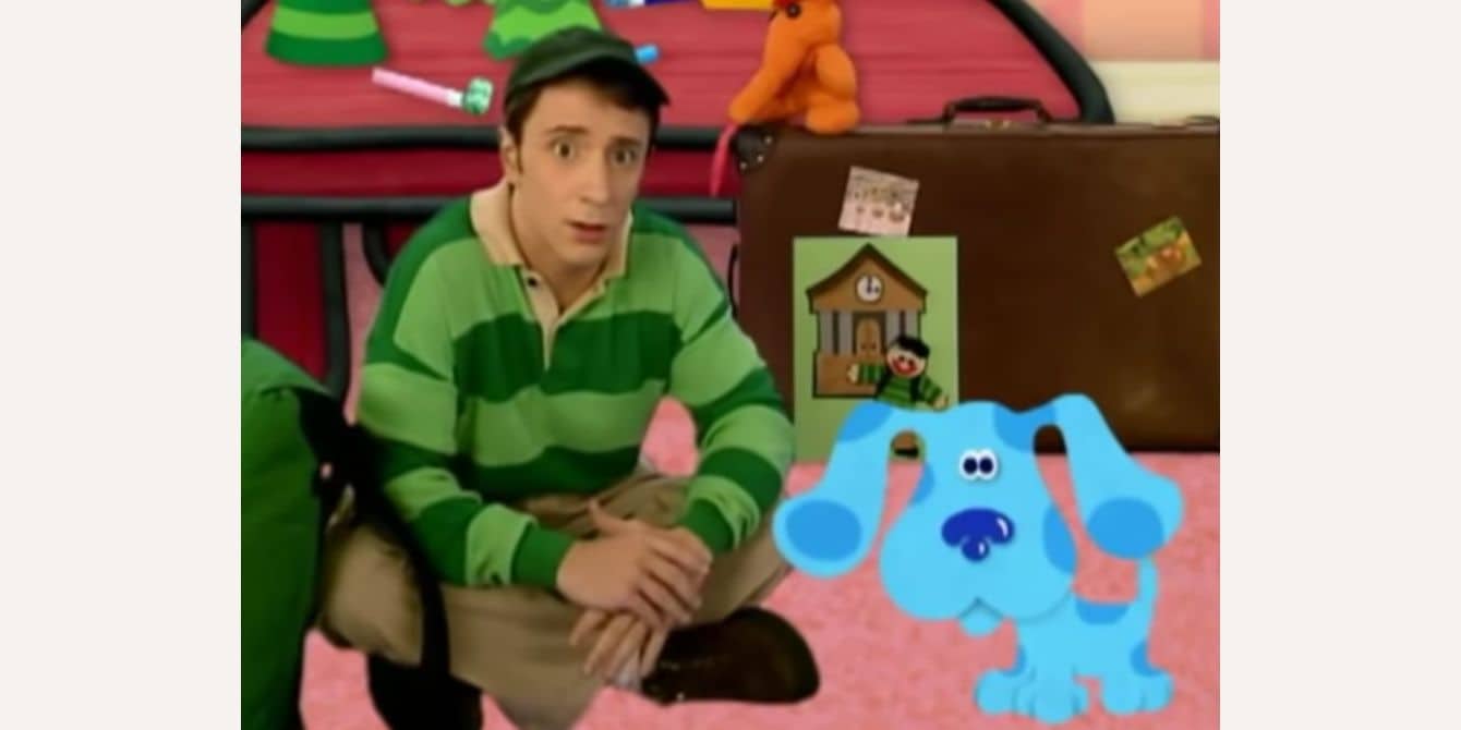 blues clues episode screenshot- steve burns