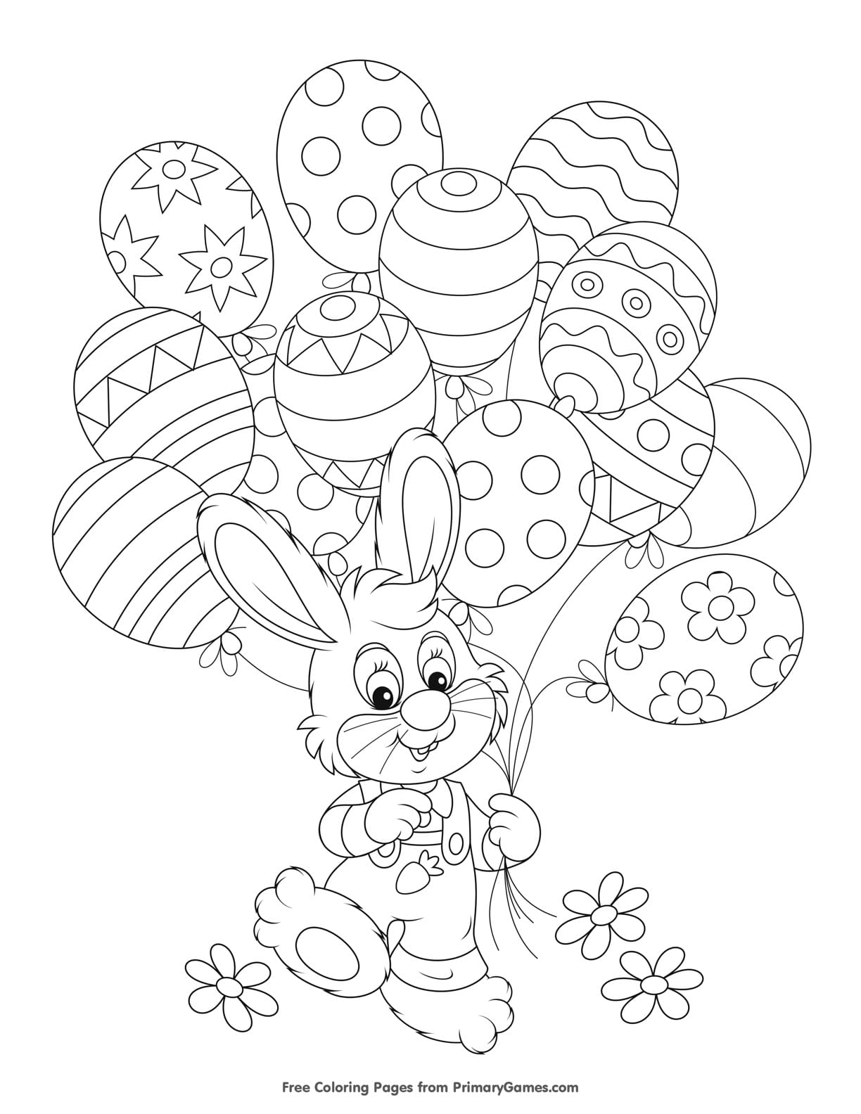 93 easter bunny with egg balloons Motherly