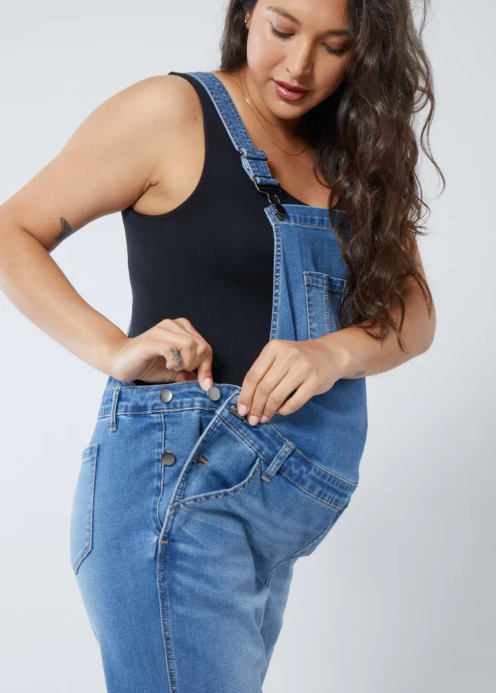 Ingrid and Isabel denim overalls