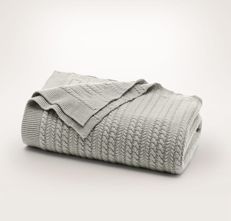 Boll & Branch Branch Knit Throw Blanket