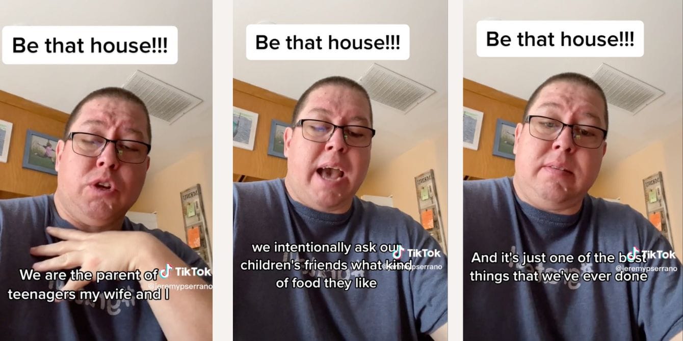 tiktok collage father explains hangout house- viral tiktok