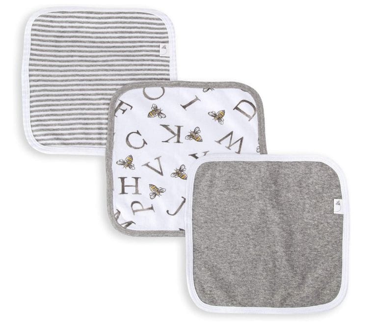 Burt's Bees Organic Cotton Baby Washcloths