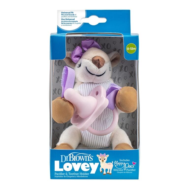 Dr. Brown's Baby Lovey Pacifier and Teether Holder