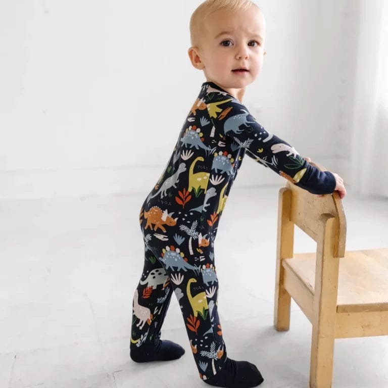 Little Sleepies Zippy Pajamas, flexible to accomodate 1 year old baby growth