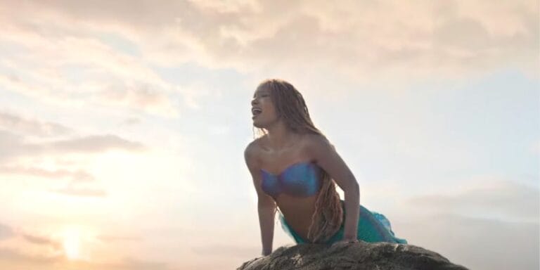 Halle Bailey as Ariel in The Little Mermaid trailer