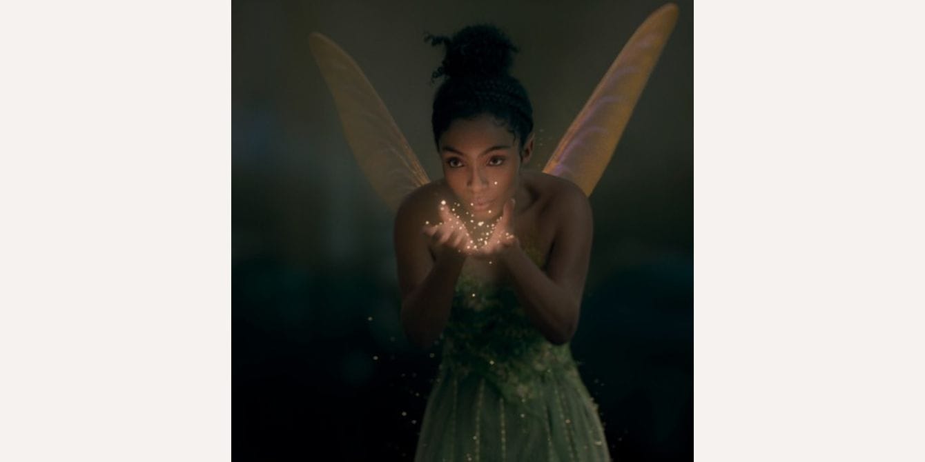 yara shahidi as tinker bell - peter pan and wendy