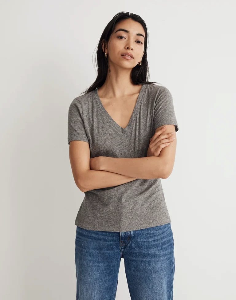 Madewell Whisper Cotton V-Neck Tee