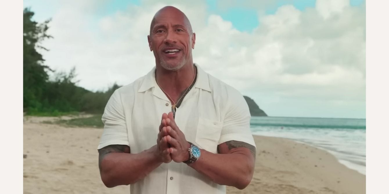 The Rock making Moana announcement