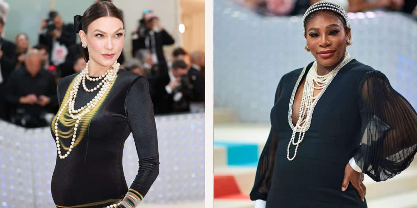 Karlie Kloss and Serena Williams at the Met Gala