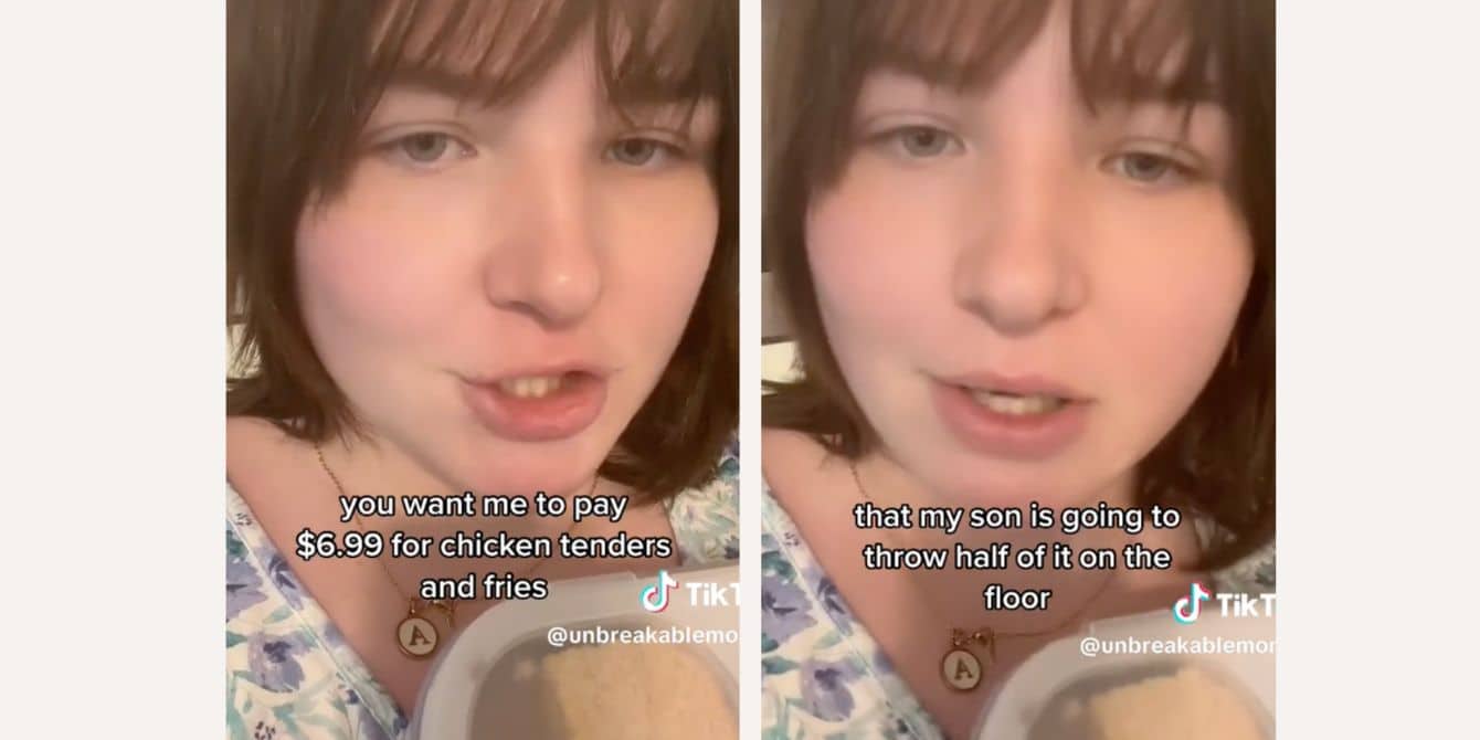 Mom brings food to restaurant viral tiktok