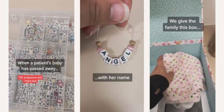 Labor nurse shares her process for honoring stillbirths in viral TikTok