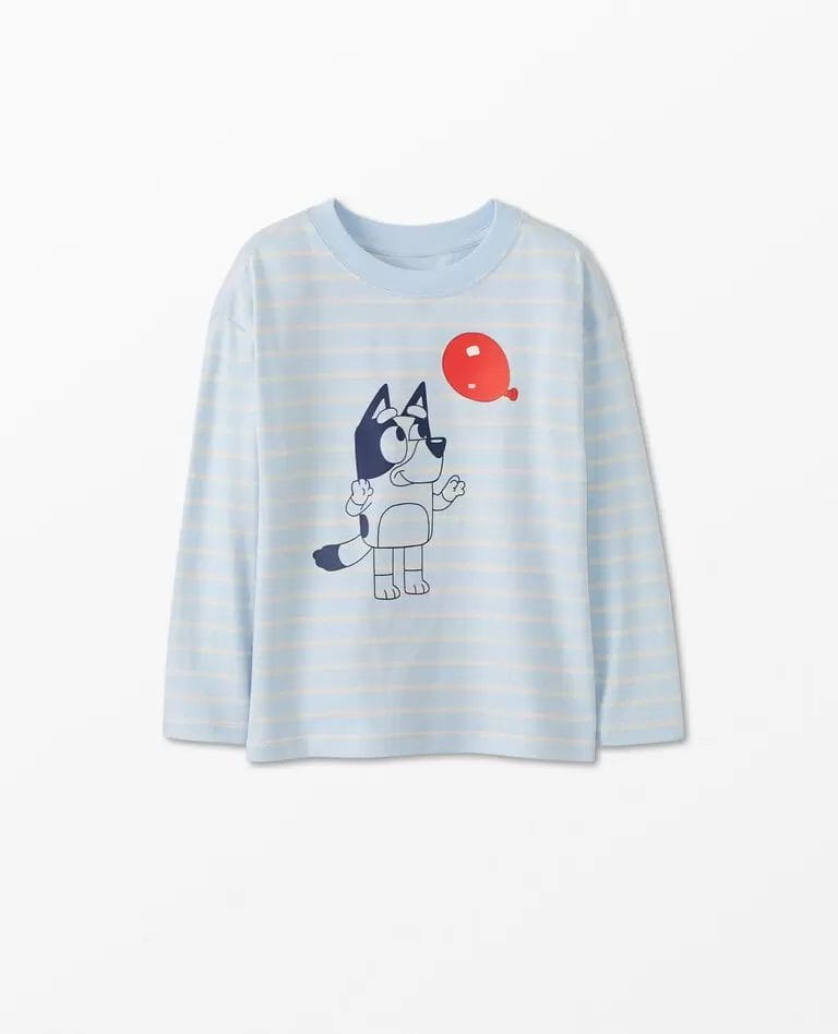 Hanna Andersson Bluey Long Sleeve Graphic Tee