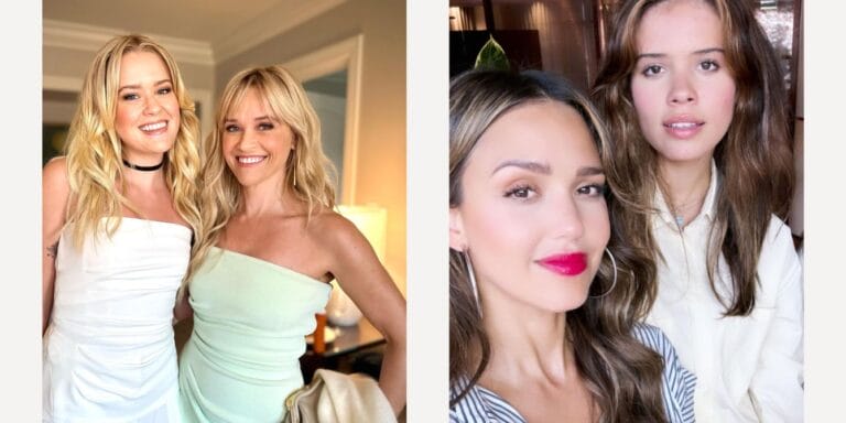 ava phillippe and reese witherspoon - jessica alba and honor warren - celebrity kids