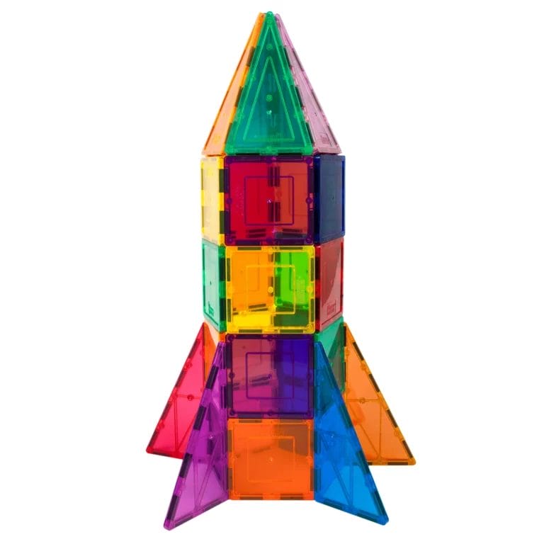 32 Piece Magnetic Building Block Rocket Booster Theme Set