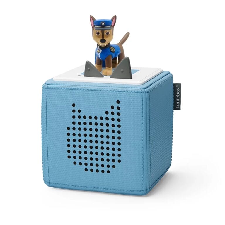 Tonies Paw Patrol Toniebox Audio Player Starter Set with Chase for Kids 3 Light Blue c913a025 d815 435c b4ab 677740073d71.b44d34e15449fd749b714e5df20c9dd3 Motherly