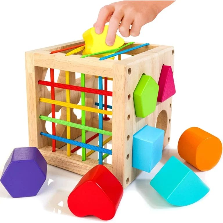 Wooden Shape Sorter Cube