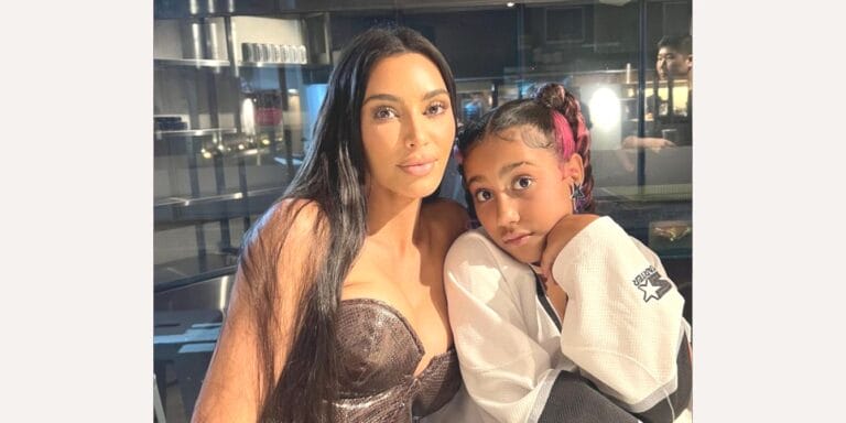 Kim Kardashian and North West