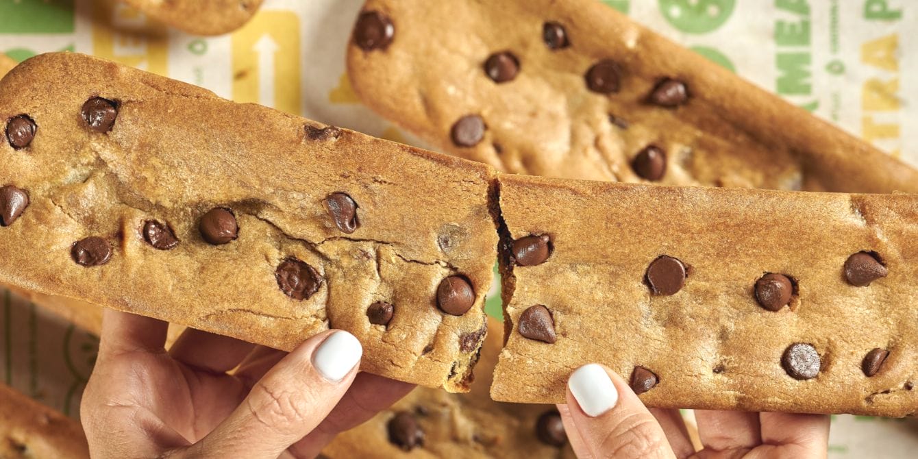 Subway footlong cookie