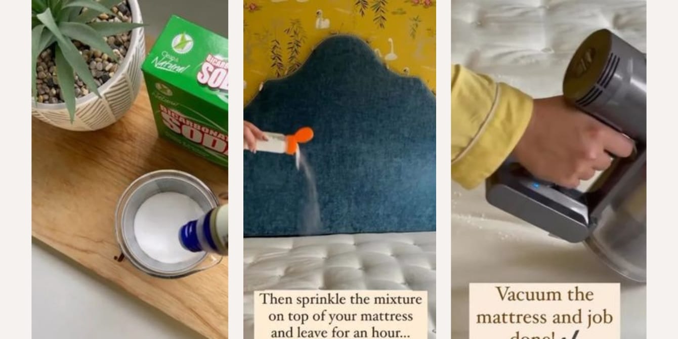 instagram diy mattress refreshing hack stills