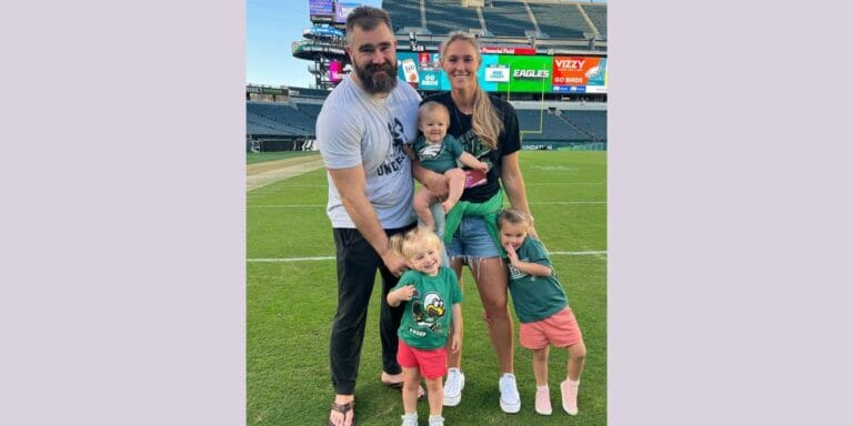 Jason Kelce and family