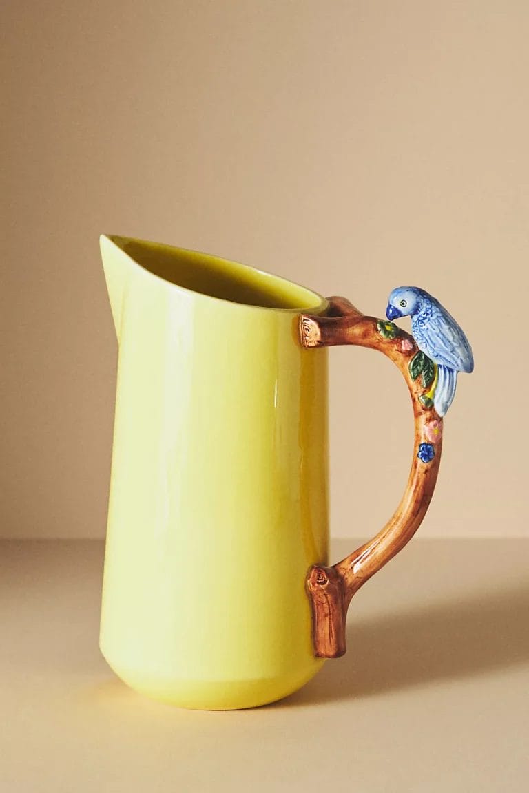 Anthropologie Loro Bird Pitcher