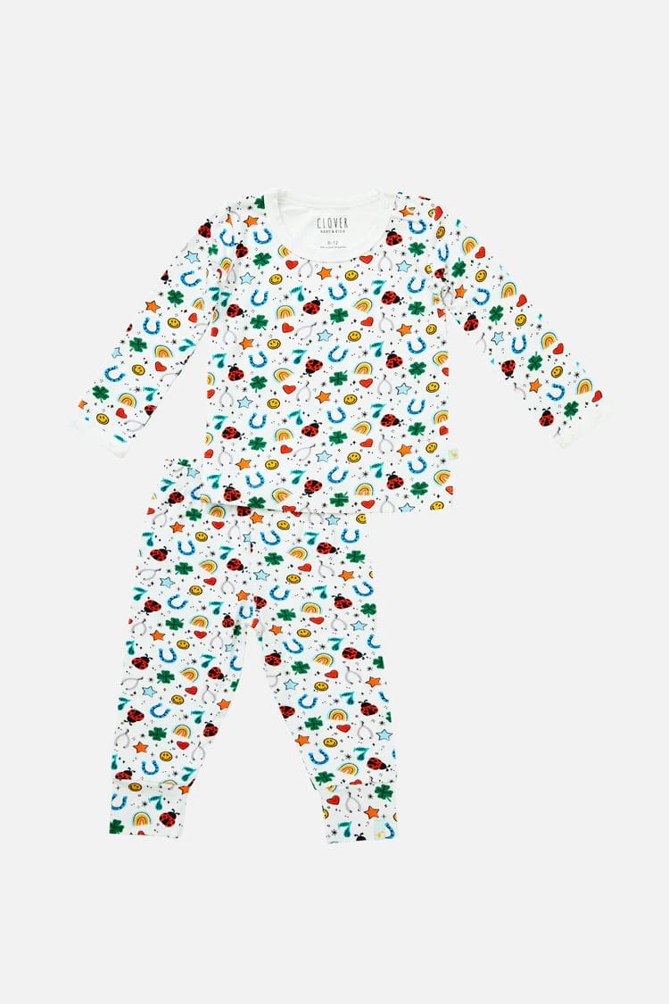 Clover Long Sleeve Pajama Set Lucky Charms