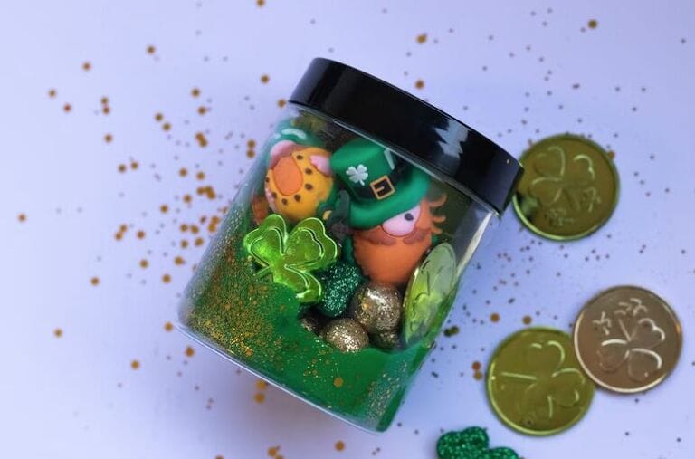 Happy Sensory Play St. Patrick's Day Playdough