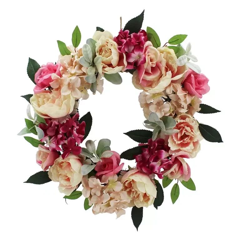 Sonoma Goods For Life® Pink Peony Wreath