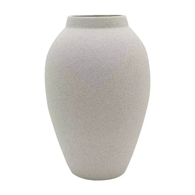 Sonoma Goods for Life Large ROund Neutral Speckled Vase