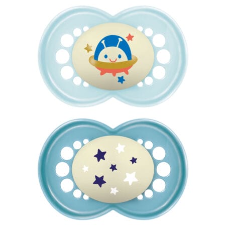 MAM Night Pacifier, 6+ Months, Boy