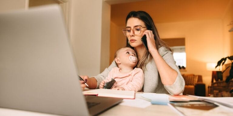 being a work from home mom Motherly