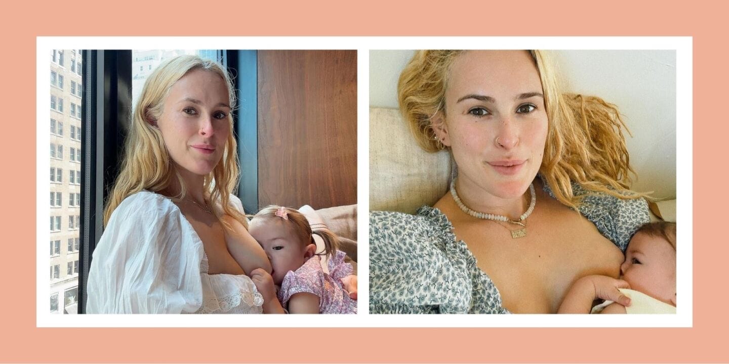 Rumer Willis breastfeeding toddlers