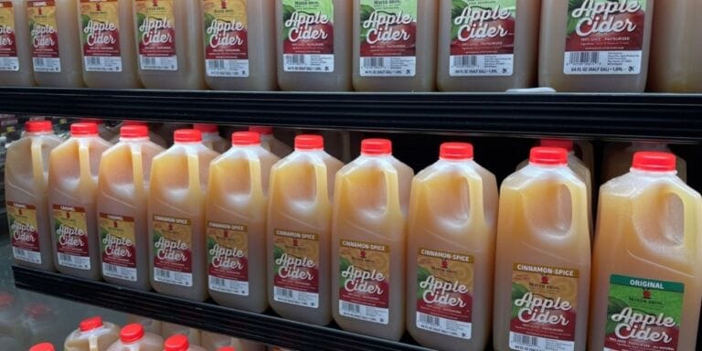 Apple Cider in the grocery store